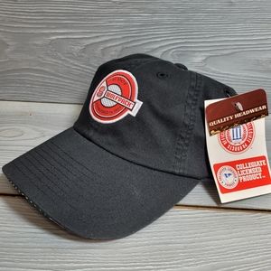 🐺 2000s NC State University Wolfpack Baseball Hat Black Red White Sandwich Bill